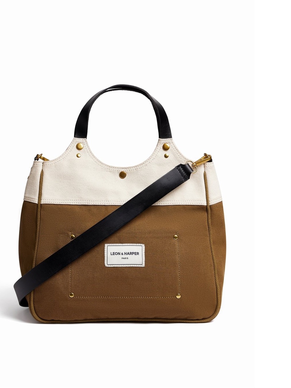 LEON & HARPER women’s PARIS Anna AC201 PLN Havana Shoulder Mini Tote Bag